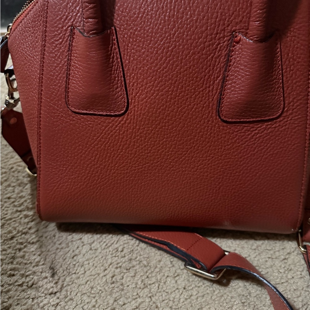 🍂Valentino Designer Bag with Gold and burnt orange Accents🍂 - Picture 5 of 6